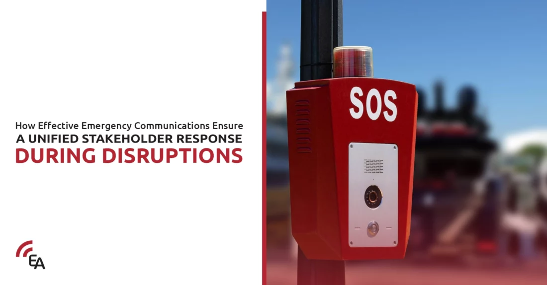 How Effective Emergency Communications Ensure a Unified Stakeholder Response During Disruptions